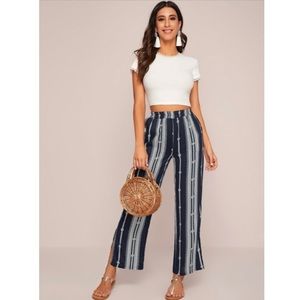 Float Cropped Tribal Pants